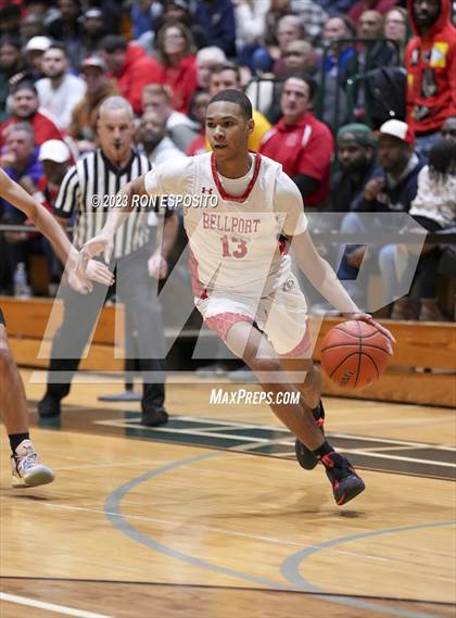 Thumbnail 3 in Brentwood vs Bellport (NYSPHSAA Section XI Class AA Semifinal)  photogallery.