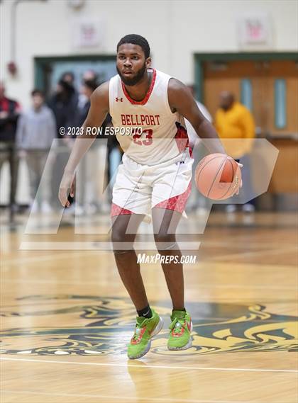 Thumbnail 3 in Brentwood vs Bellport (NYSPHSAA Section XI Class AA Semifinal)  photogallery.