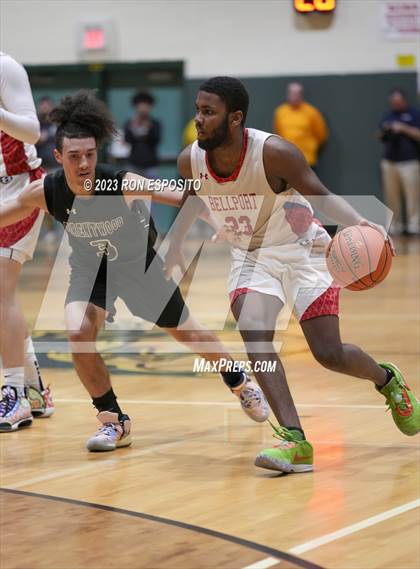 Thumbnail 3 in Brentwood vs Bellport (NYSPHSAA Section XI Class AA Semifinal)  photogallery.