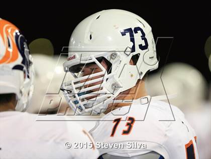 Thumbnail 3 in Eastside Catholic vs. Oceanside (2015 SoCal Honor Bowl) photogallery.