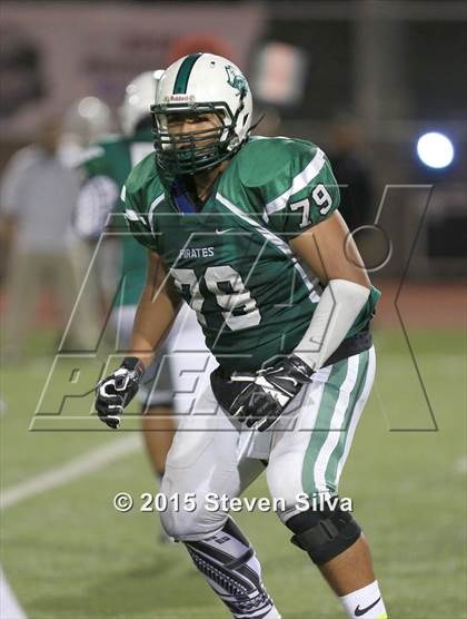 Thumbnail 3 in Eastside Catholic vs. Oceanside (2015 SoCal Honor Bowl) photogallery.