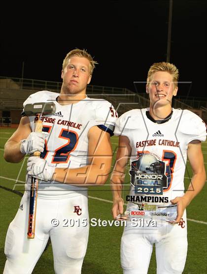 Thumbnail 1 in Eastside Catholic vs. Oceanside (2015 SoCal Honor Bowl) photogallery.