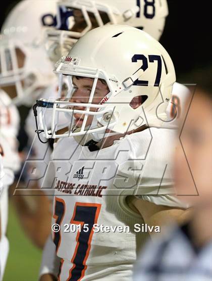 Thumbnail 3 in Eastside Catholic vs. Oceanside (2015 SoCal Honor Bowl) photogallery.
