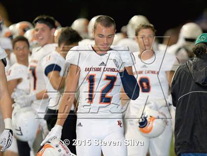 Thumbnail 1 in Eastside Catholic vs. Oceanside (2015 SoCal Honor Bowl) photogallery.