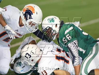 Thumbnail 3 in Eastside Catholic vs. Oceanside (2015 SoCal Honor Bowl) photogallery.
