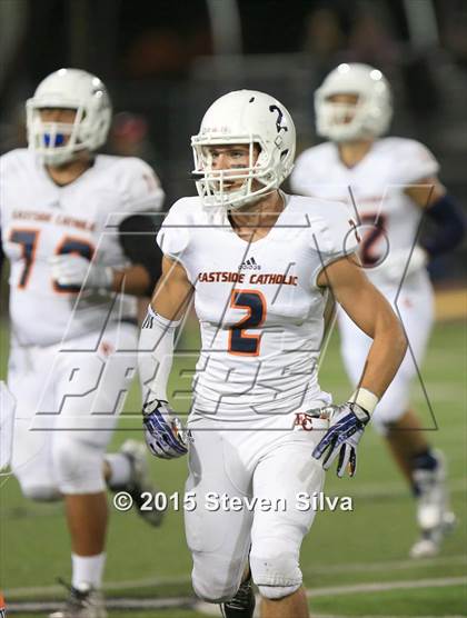 Thumbnail 1 in Eastside Catholic vs. Oceanside (2015 SoCal Honor Bowl) photogallery.