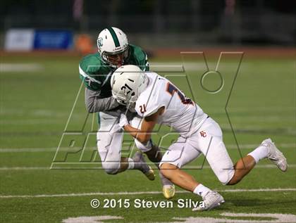Thumbnail 1 in Eastside Catholic vs. Oceanside (2015 SoCal Honor Bowl) photogallery.
