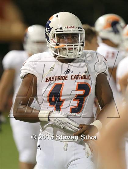 Thumbnail 1 in Eastside Catholic vs. Oceanside (2015 SoCal Honor Bowl) photogallery.