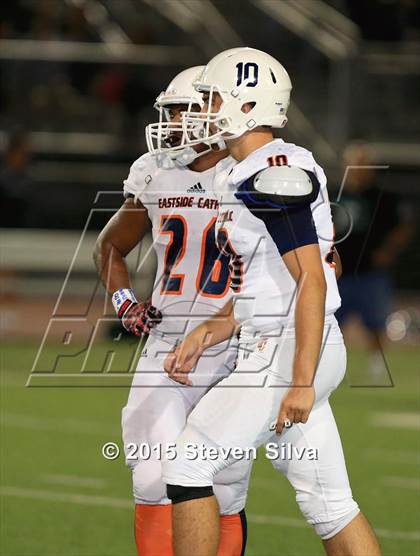 Thumbnail 1 in Eastside Catholic vs. Oceanside (2015 SoCal Honor Bowl) photogallery.