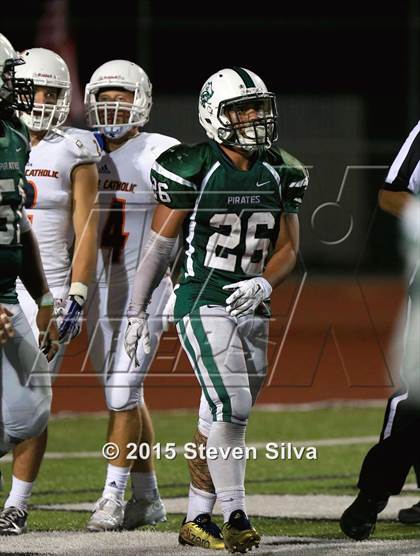 Thumbnail 2 in Eastside Catholic vs. Oceanside (2015 SoCal Honor Bowl) photogallery.