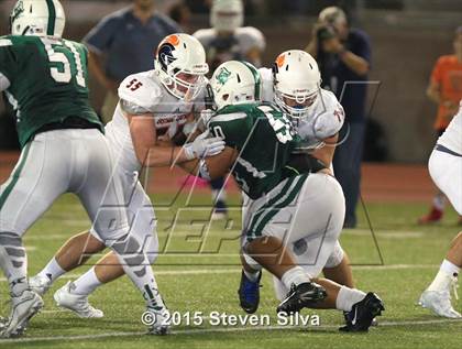 Thumbnail 1 in Eastside Catholic vs. Oceanside (2015 SoCal Honor Bowl) photogallery.