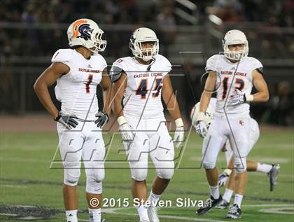 Thumbnail 3 in Eastside Catholic vs. Oceanside (2015 SoCal Honor Bowl) photogallery.