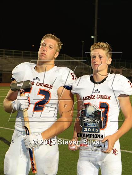 Thumbnail 3 in Eastside Catholic vs. Oceanside (2015 SoCal Honor Bowl) photogallery.