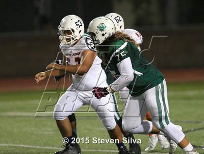 Thumbnail 2 in Eastside Catholic vs. Oceanside (2015 SoCal Honor Bowl) photogallery.