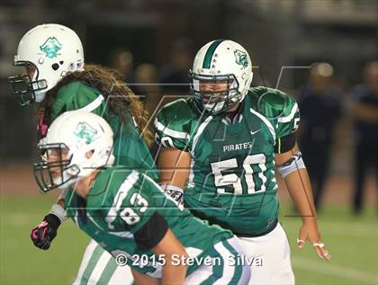 Thumbnail 1 in Eastside Catholic vs. Oceanside (2015 SoCal Honor Bowl) photogallery.