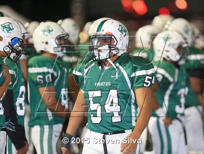 Thumbnail 1 in Eastside Catholic vs. Oceanside (2015 SoCal Honor Bowl) photogallery.