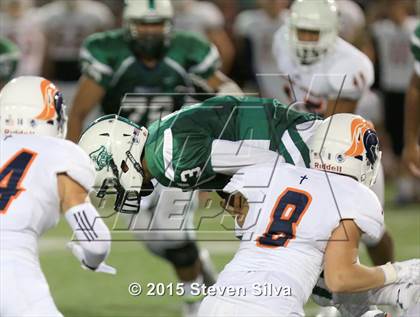 Thumbnail 2 in Eastside Catholic vs. Oceanside (2015 SoCal Honor Bowl) photogallery.