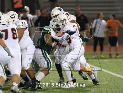 Thumbnail 1 in Eastside Catholic vs. Oceanside (2015 SoCal Honor Bowl) photogallery.