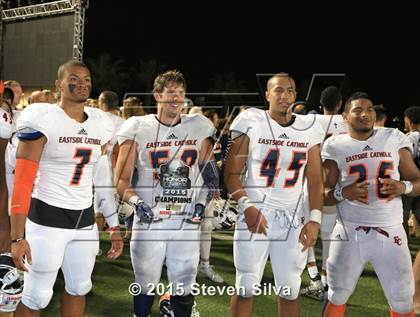 Thumbnail 2 in Eastside Catholic vs. Oceanside (2015 SoCal Honor Bowl) photogallery.