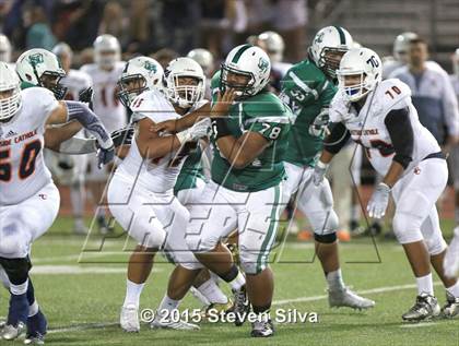 Thumbnail 1 in Eastside Catholic vs. Oceanside (2015 SoCal Honor Bowl) photogallery.