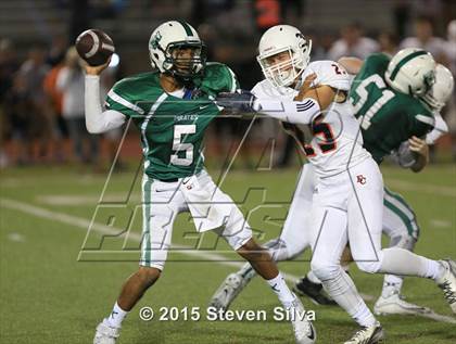 Thumbnail 3 in Eastside Catholic vs. Oceanside (2015 SoCal Honor Bowl) photogallery.
