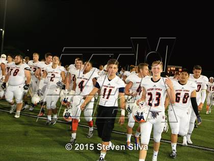 Thumbnail 3 in Eastside Catholic vs. Oceanside (2015 SoCal Honor Bowl) photogallery.