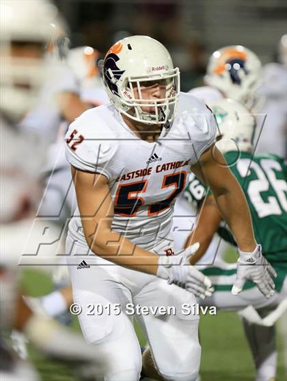 Thumbnail 3 in Eastside Catholic vs. Oceanside (2015 SoCal Honor Bowl) photogallery.