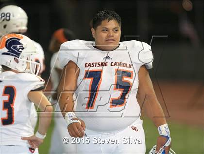 Thumbnail 2 in Eastside Catholic vs. Oceanside (2015 SoCal Honor Bowl) photogallery.
