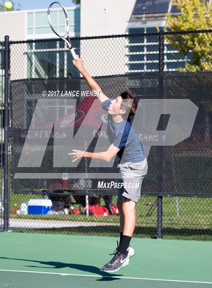 Thumbnail 1 in Lewis Palmer v D'Evelyn (CHSAA 4A Region 1 2 Singles) photogallery.