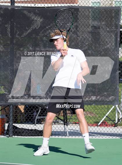 Thumbnail 3 in Lewis Palmer v D'Evelyn (CHSAA 4A Region 1 2 Singles) photogallery.