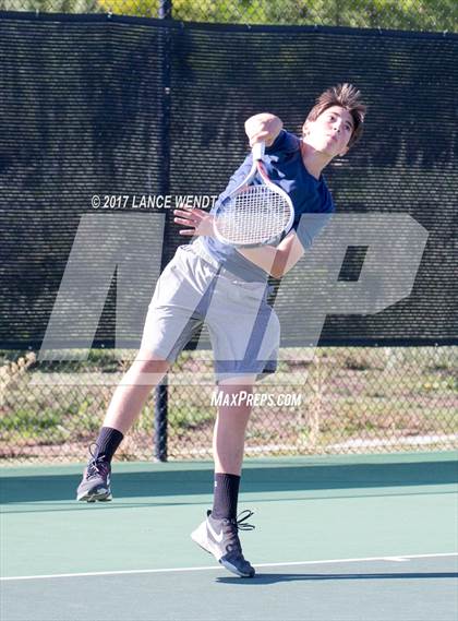 Thumbnail 2 in Lewis Palmer v D'Evelyn (CHSAA 4A Region 1 2 Singles) photogallery.