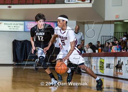 Thumbnail 2 in Rider vs. Sunrise Christian Academy (Fantasy of Lights) photogallery.