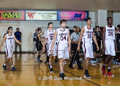 Thumbnail 3 in Rider vs. Sunrise Christian Academy (Fantasy of Lights) photogallery.