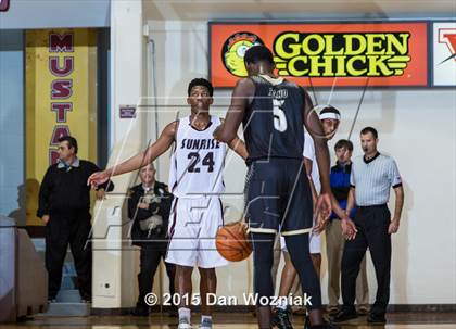 Thumbnail 3 in Rider vs. Sunrise Christian Academy (Fantasy of Lights) photogallery.