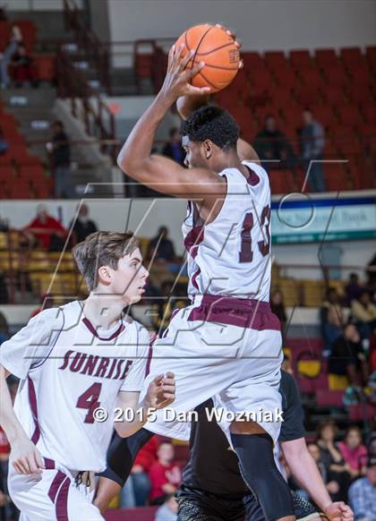 Thumbnail 3 in Rider vs. Sunrise Christian Academy (Fantasy of Lights) photogallery.