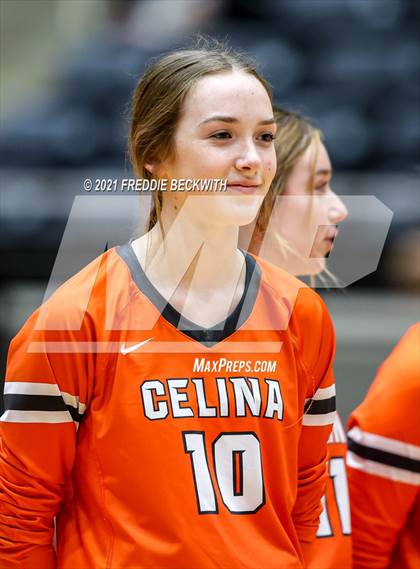Thumbnail 2 in Celina vs. Needville (UIL Volleyball 4A Semi-Finals)  photogallery.