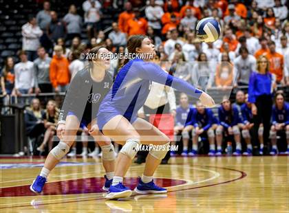 Thumbnail 1 in Celina vs. Needville (UIL Volleyball 4A Semi-Finals)  photogallery.