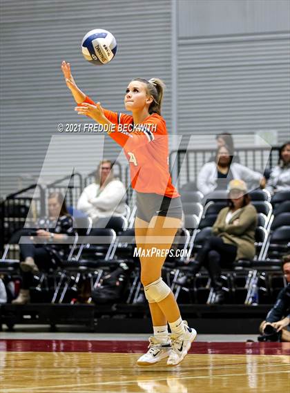 Thumbnail 3 in Celina vs. Needville (UIL Volleyball 4A Semi-Finals)  photogallery.