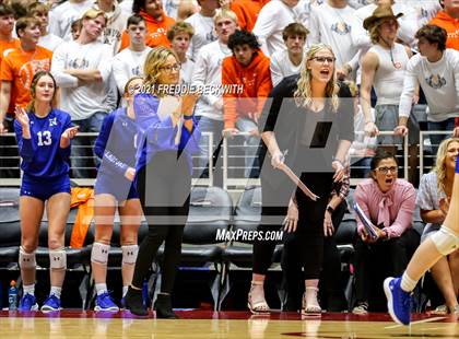 Thumbnail 3 in Celina vs. Needville (UIL Volleyball 4A Semi-Finals)  photogallery.