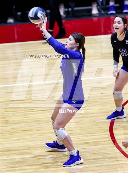 Thumbnail 1 in Celina vs. Needville (UIL Volleyball 4A Semi-Finals)  photogallery.