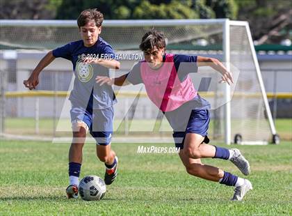 Thumbnail 2 in Animo Leadership vs Loyola (Scrimmage) photogallery.