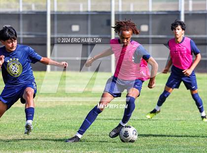 Thumbnail 1 in Animo Leadership vs Loyola (Scrimmage) photogallery.