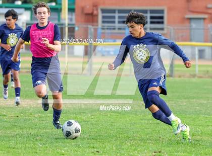Thumbnail 3 in Animo Leadership vs Loyola (Scrimmage) photogallery.