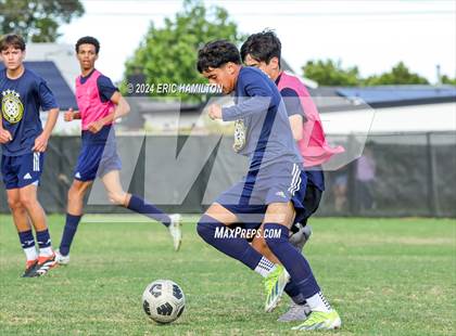 Thumbnail 2 in Animo Leadership vs Loyola (Scrimmage) photogallery.
