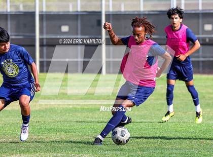 Thumbnail 3 in Animo Leadership vs Loyola (Scrimmage) photogallery.