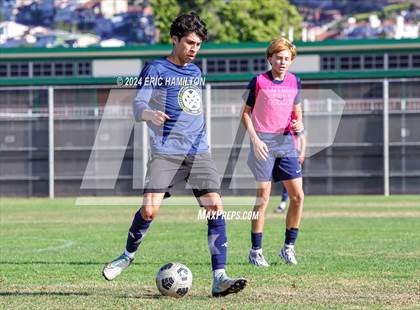 Thumbnail 2 in Animo Leadership vs Loyola (Scrimmage) photogallery.