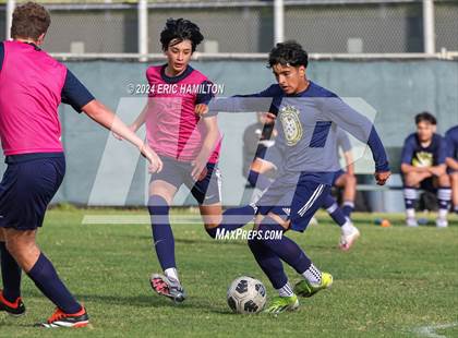 Thumbnail 2 in Animo Leadership vs Loyola (Scrimmage) photogallery.