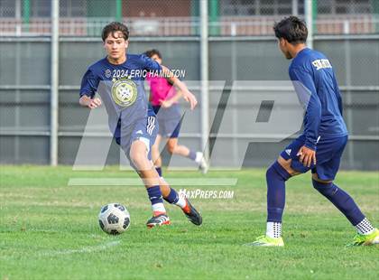 Thumbnail 3 in Animo Leadership vs Loyola (Scrimmage) photogallery.
