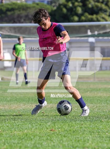 Thumbnail 2 in Animo Leadership vs Loyola (Scrimmage) photogallery.