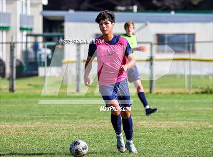 Thumbnail 3 in Animo Leadership vs Loyola (Scrimmage) photogallery.
